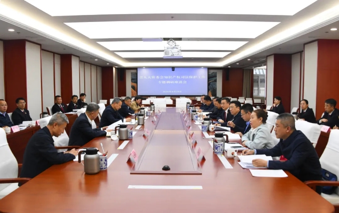 省人大常委会调研组在省检察院调研检察机关知识产权司法保护工作